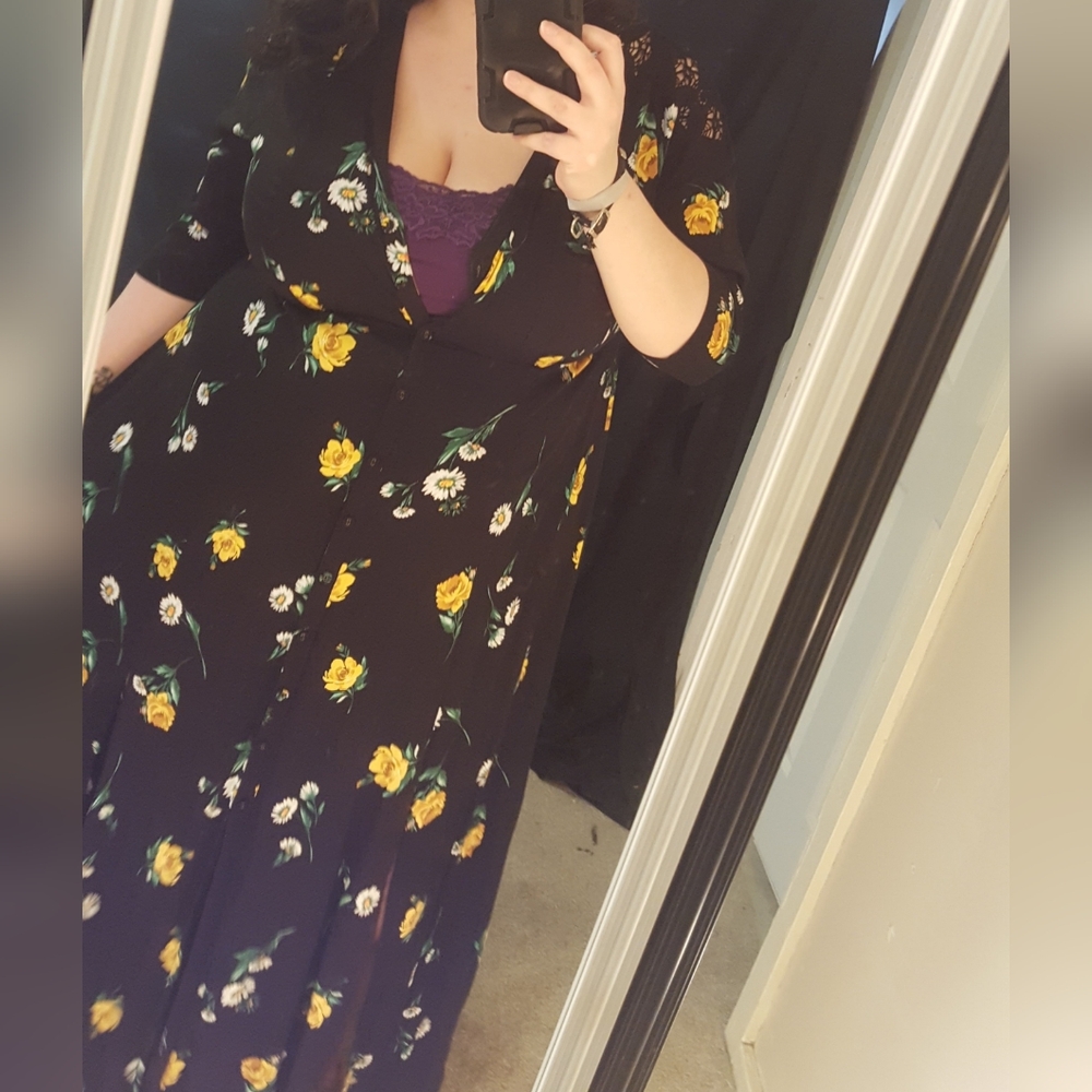 Torrid Sundress with Button Front